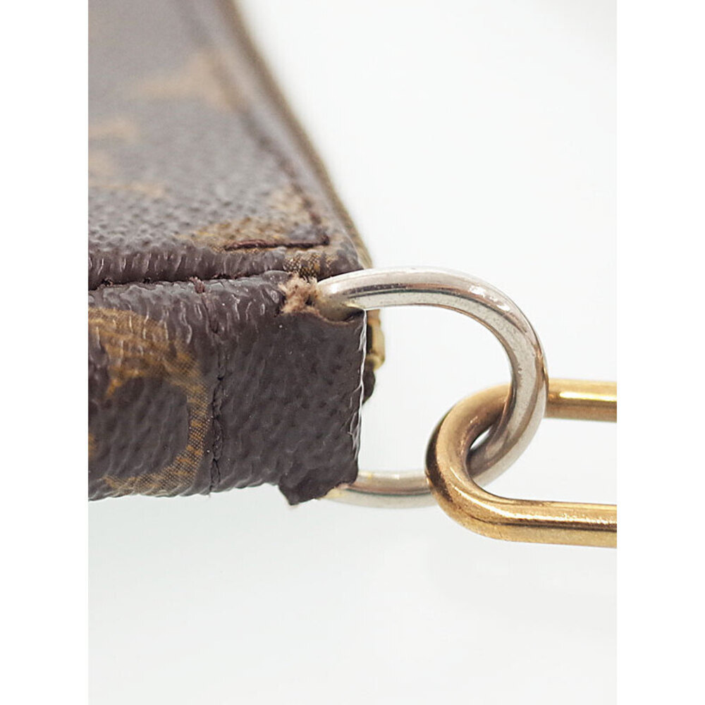 Louis Vuitton Brown Monogram Leather Pouch Accessory Pochette Accessoires - Picture 9 of 9